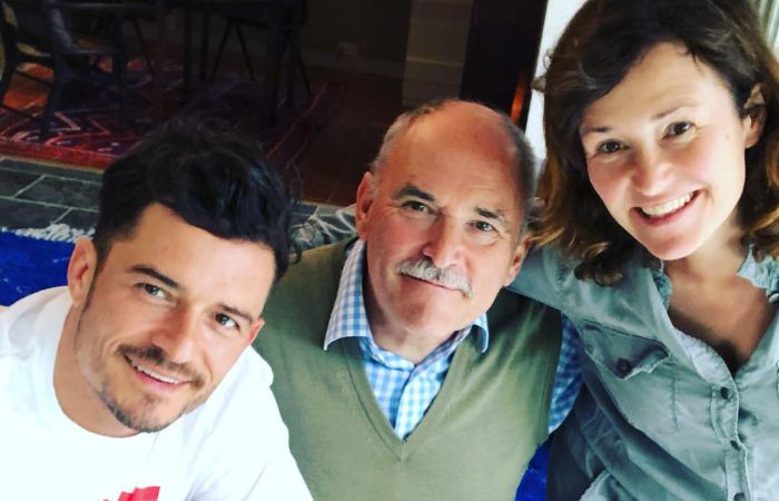 Orlando Bloom with His Mom & Dad